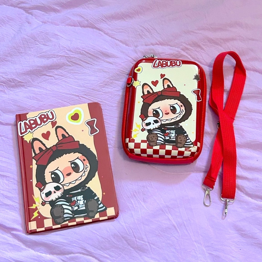 Labubu Bag and Notebook Bundle